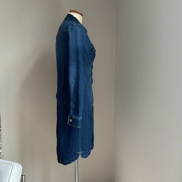 Inc Denim buttoned dress stretch - Picture 6 of 8